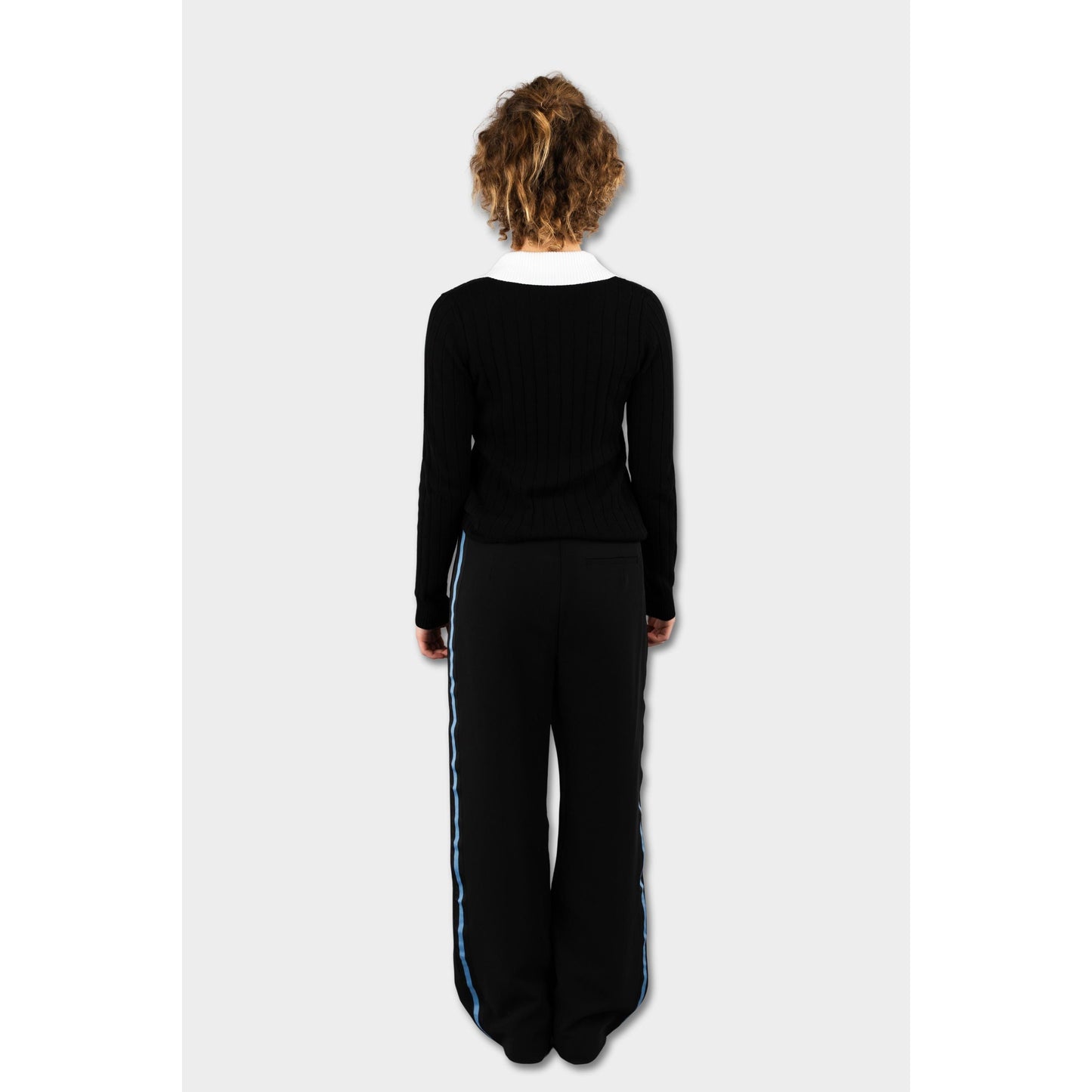 Regina Dominican Slouchy Track Trouser Black