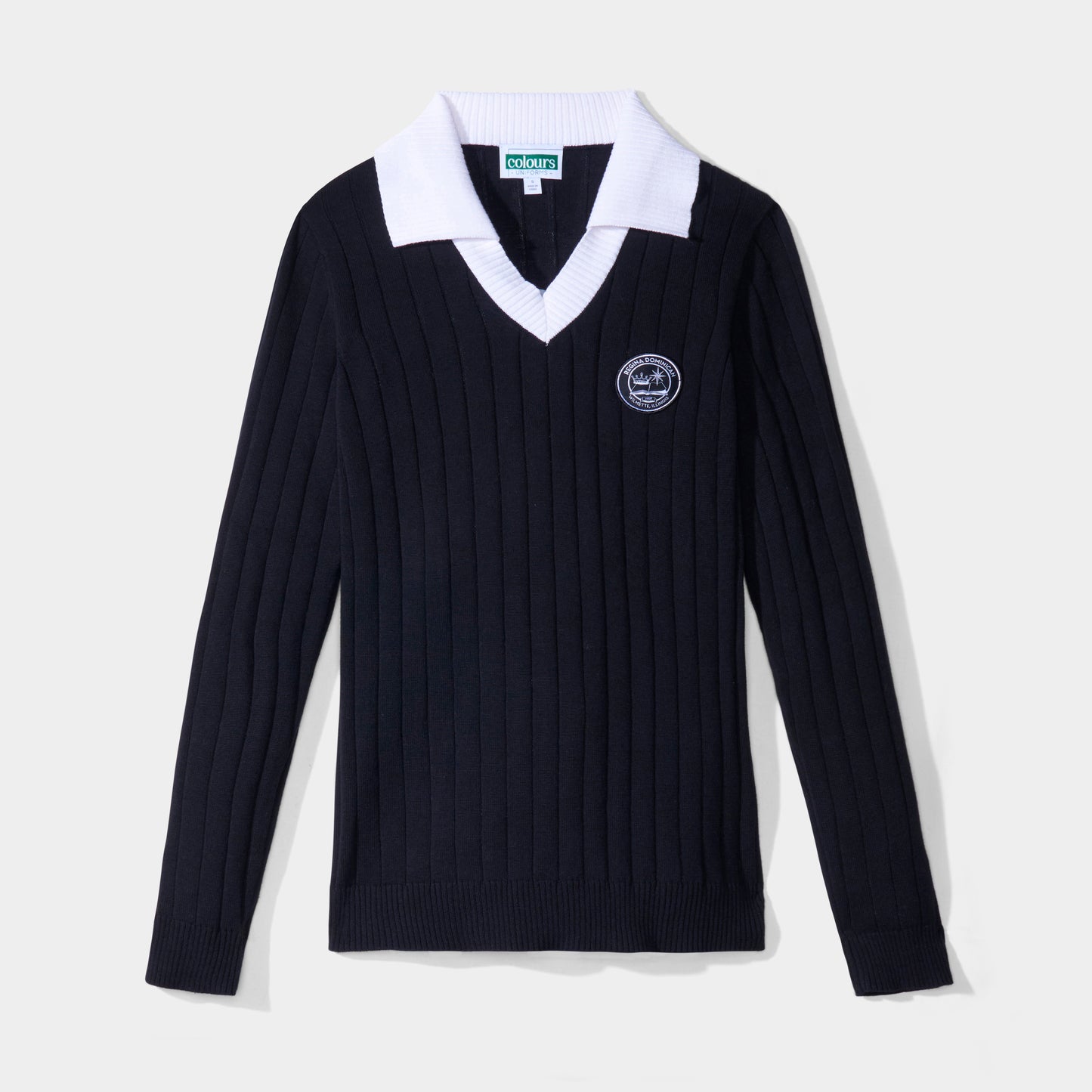 Regina Dominican Two-fer Pullover Black