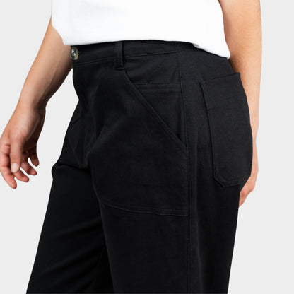 Campus Chinos Black
