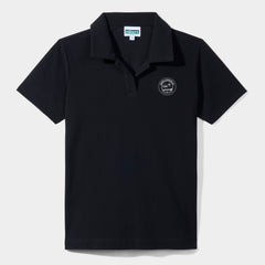 Regina Dominican Modern Short Sleeve Polo Black