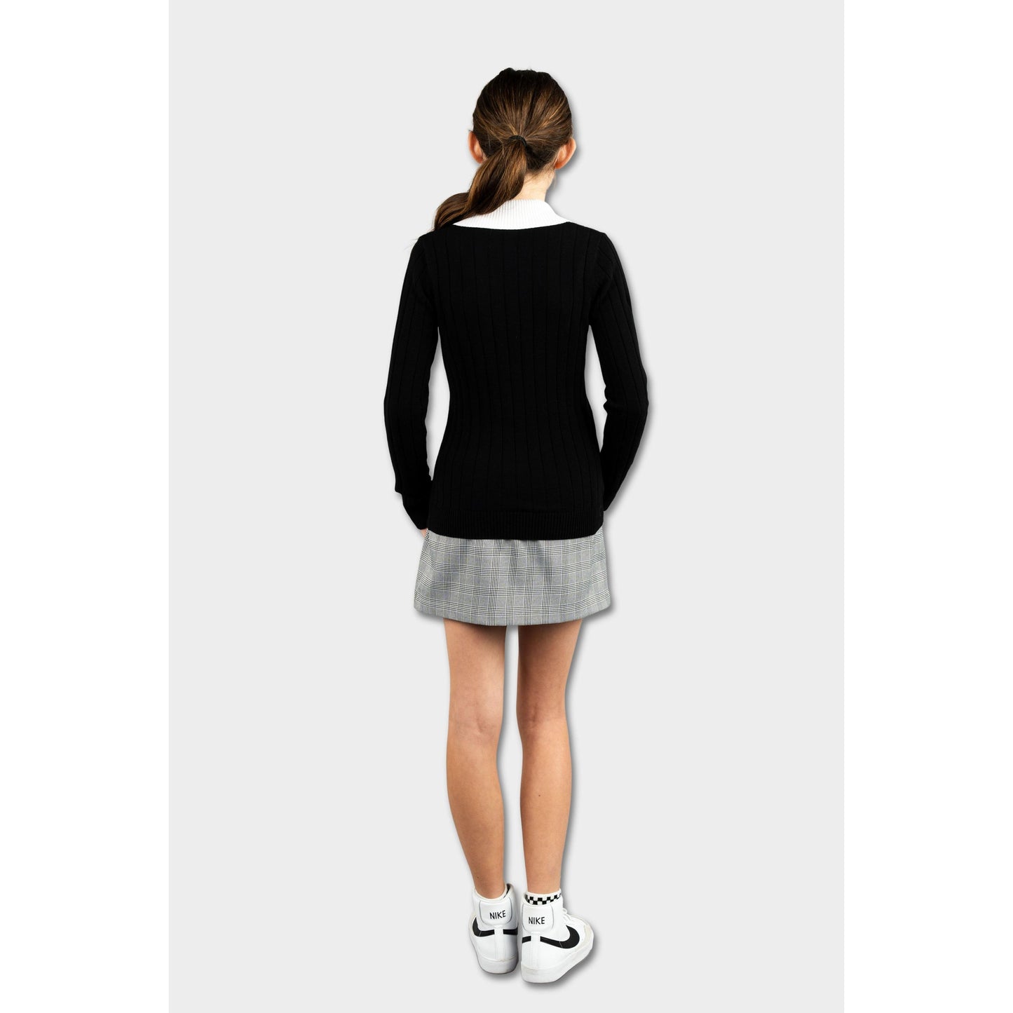 Schoolyard Three Pleat Skirt with Bike Shorts Plaid