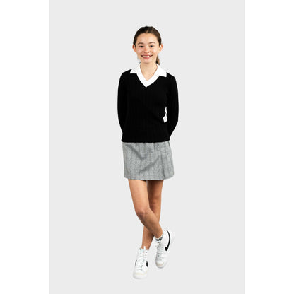 Schoolyard Three Pleat Skirt with Bike Shorts Plaid