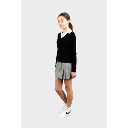 Schoolyard Three Pleat Skirt with Bike Shorts Plaid
