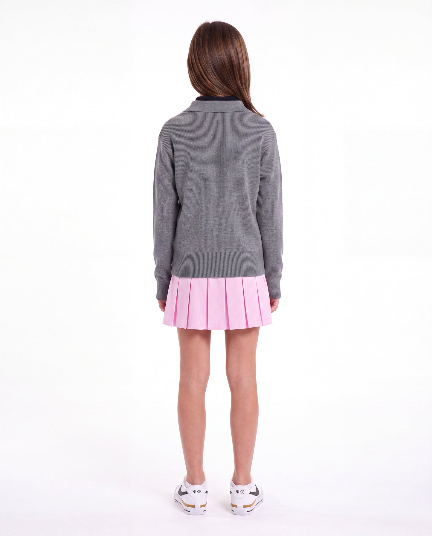 Solid Rugby Polo Pullover Heather Grey