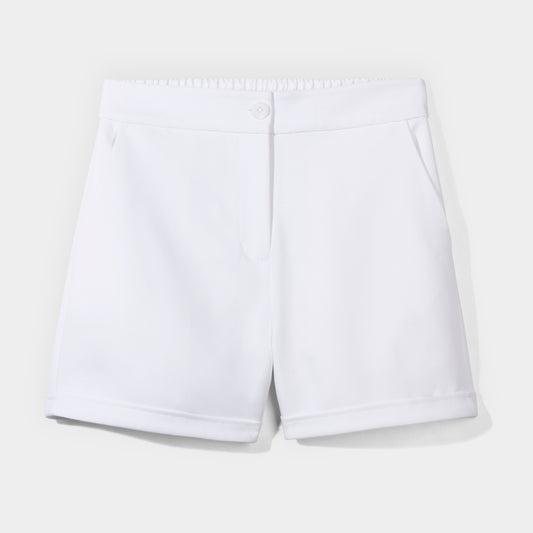 Trouser Shorts White