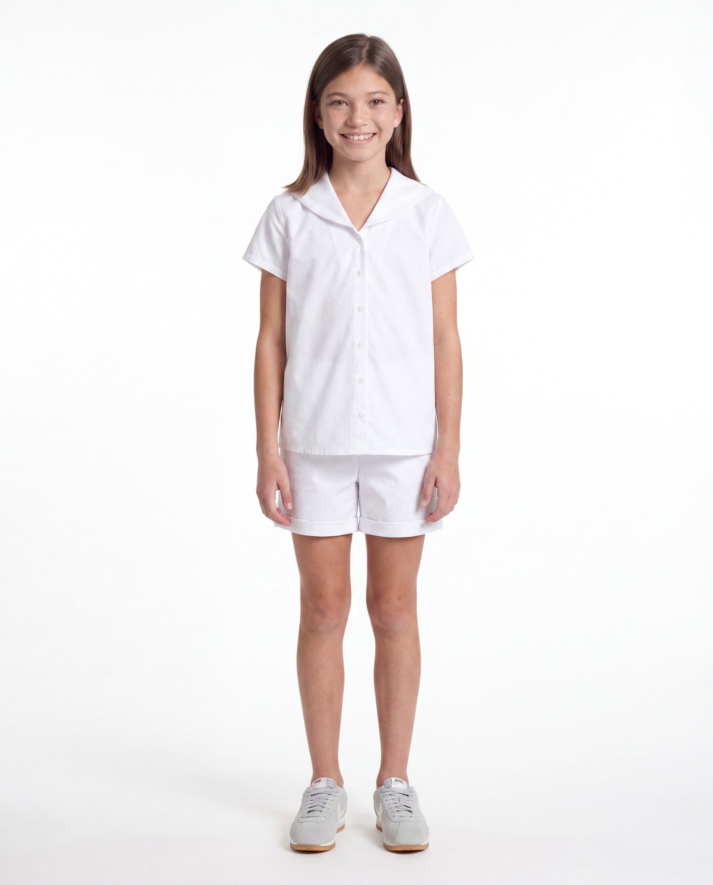 Trouser Shorts White