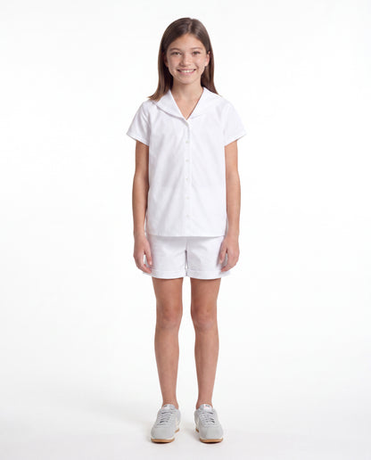 Trouser Shorts White