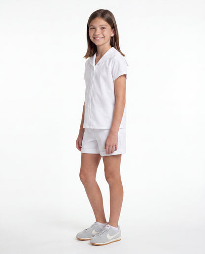 Trouser Shorts White