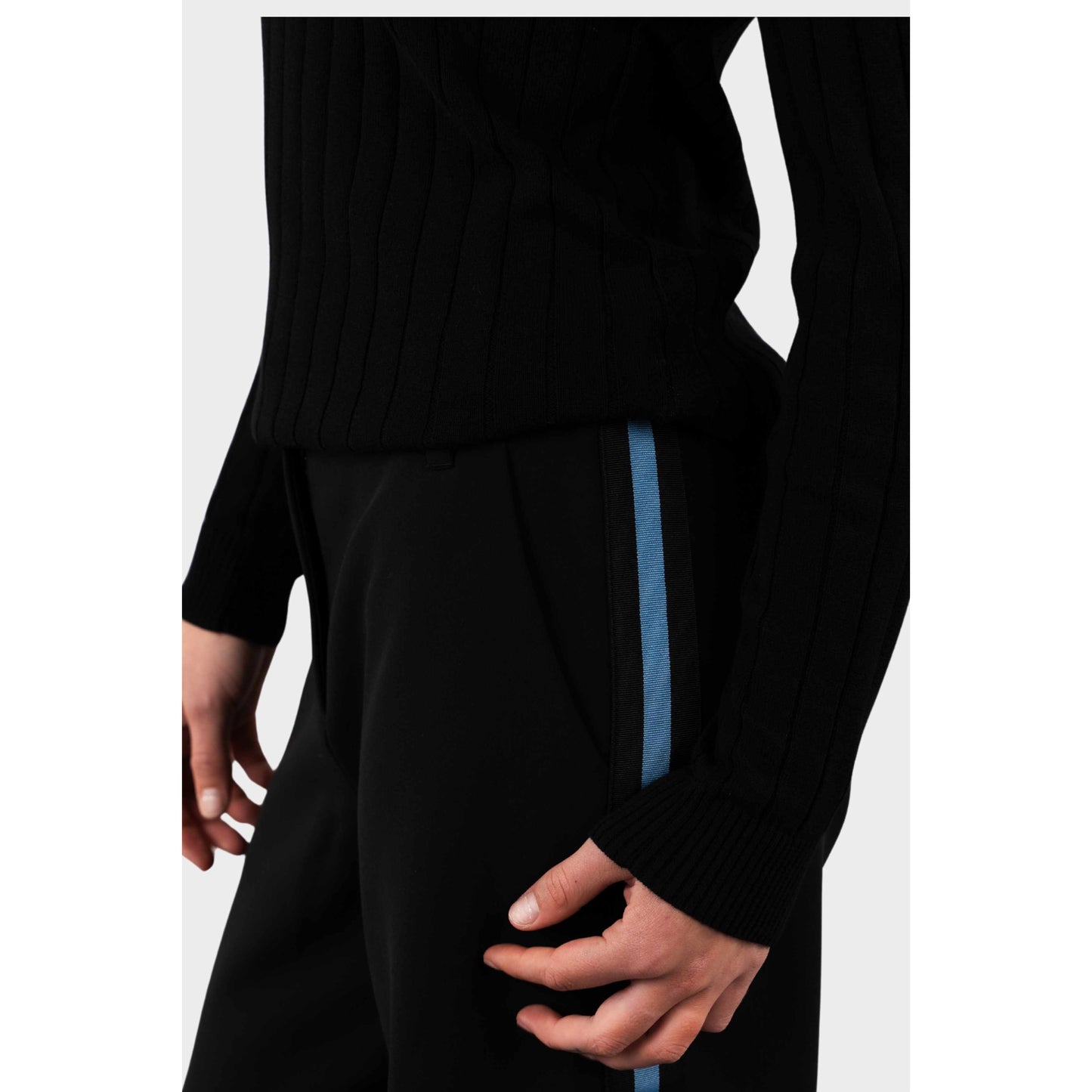 Regina Dominican Slouchy Track Trouser Black